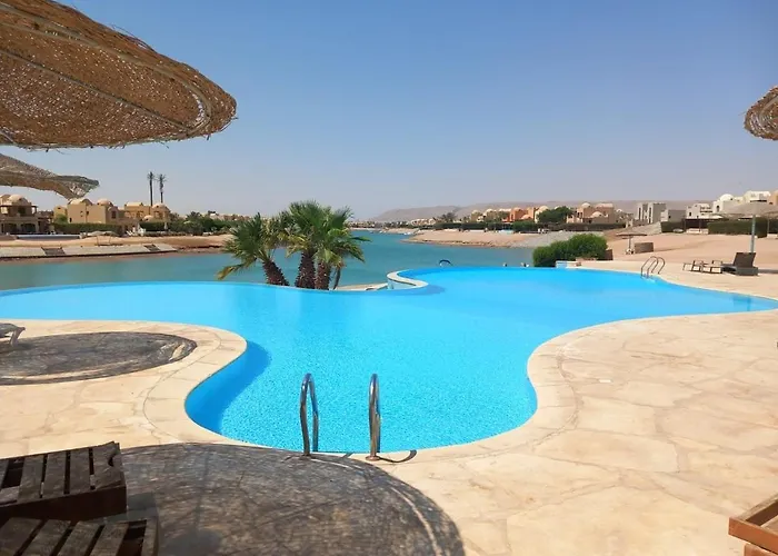 Peaceful & Bright Lagoon Escape - Shared Infinity Pool - 1br - Sabina, El Gouna * Hurghada